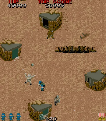 Commando (World) screen shot game playing